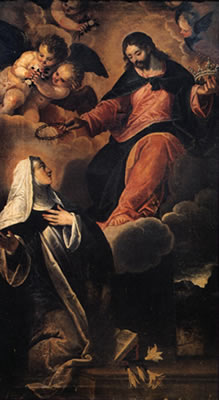 Maffeo da Verona, Cristo che incorona Santa Caterina da Siena