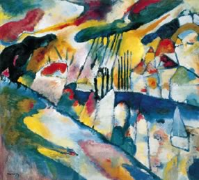 Vasilij Kandinskij Paesaggio con pioggia
