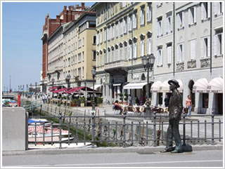 Scorcio della città di Trieste